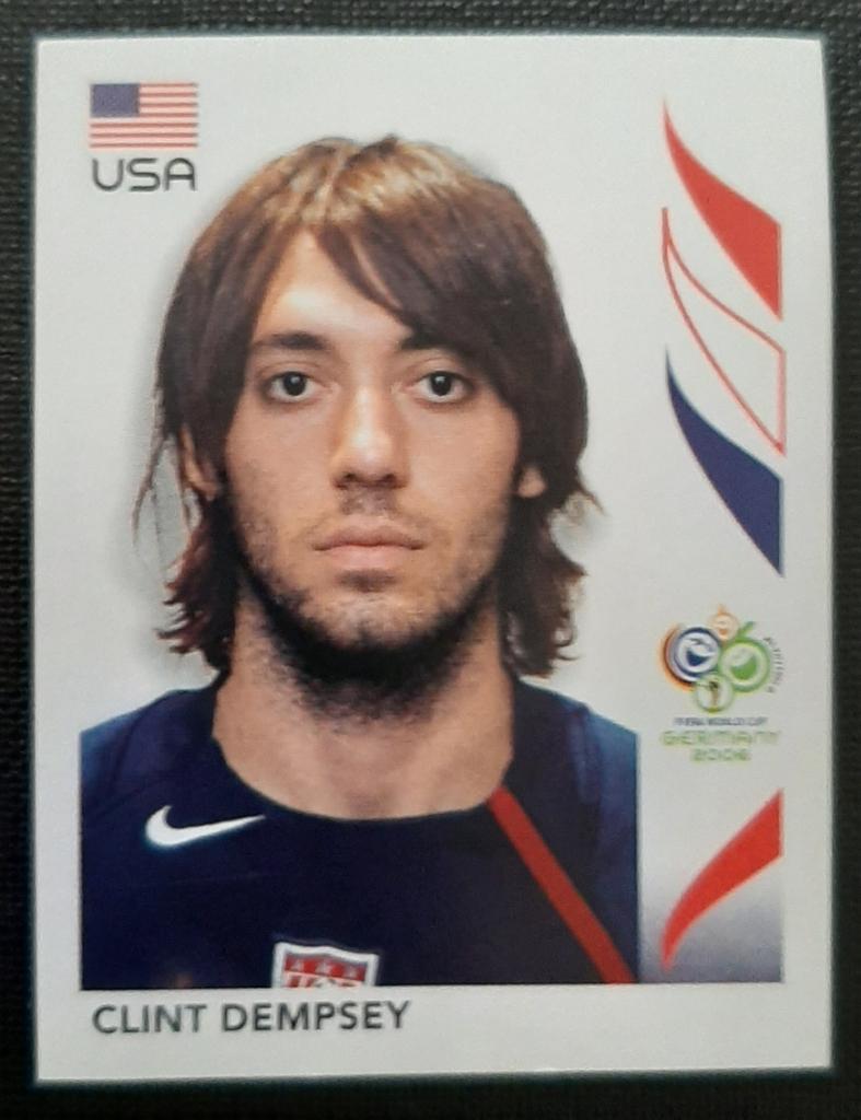 Наклейка Panini Чемпионат мира 2006 #350 Clint Dempsey.