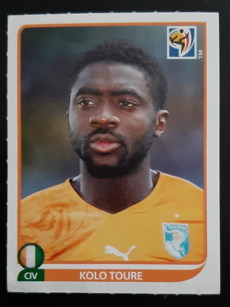 Наклейка Panini Чемпионат мира 2010 #527 Kolo Toure