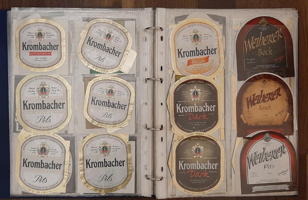 Коллекция пивных этикеток Германия.Количество - 717шт. 3