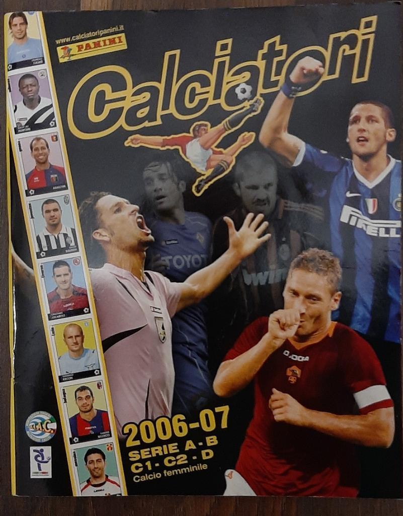 Panini Calciatori 2006/07 Италия Альбом для наклеек (чистый)