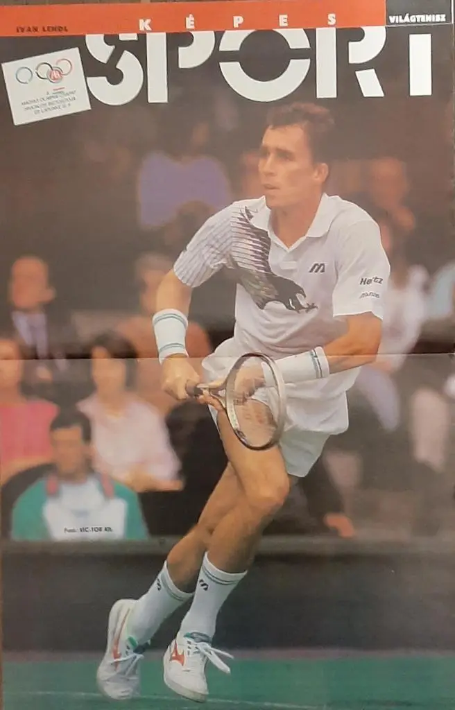 Иван Лендл теннис постер Kepes sport 1990