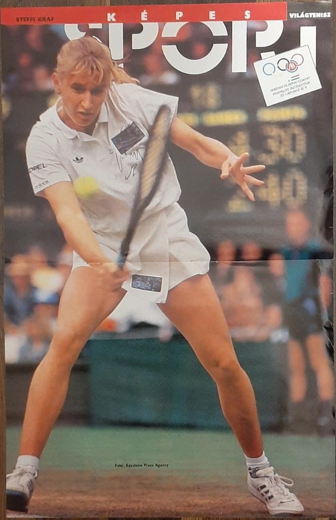 Штеффи Граф теннис постер Kepes sport