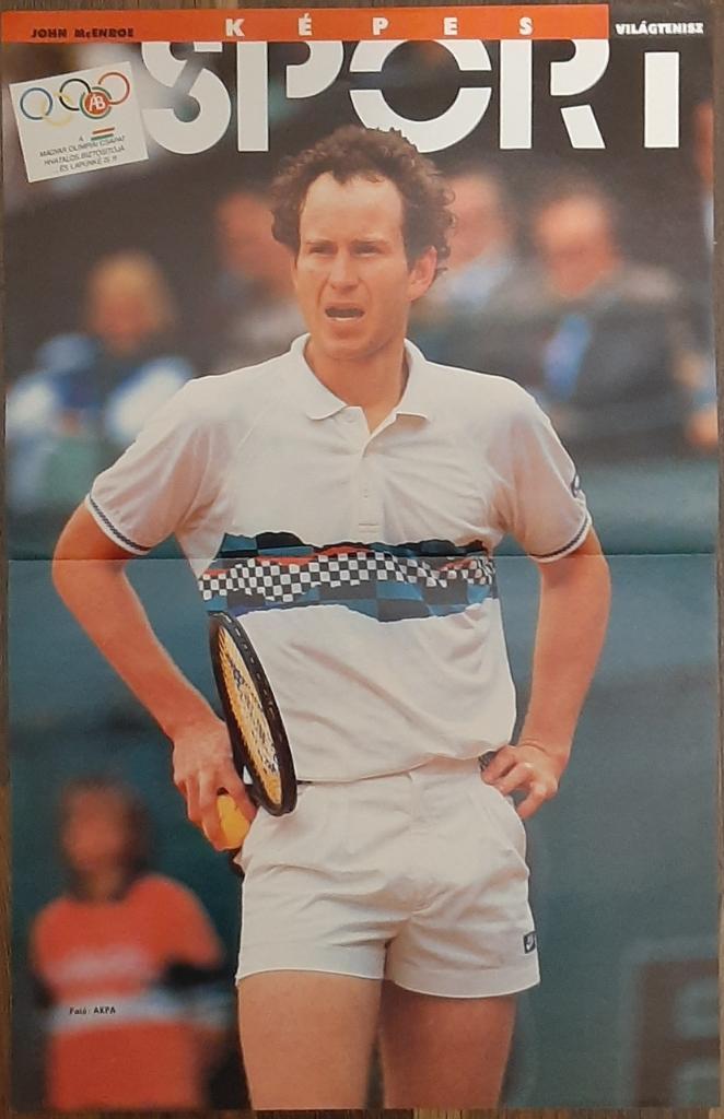 Джон Макинрой теннис постер Kepes sport