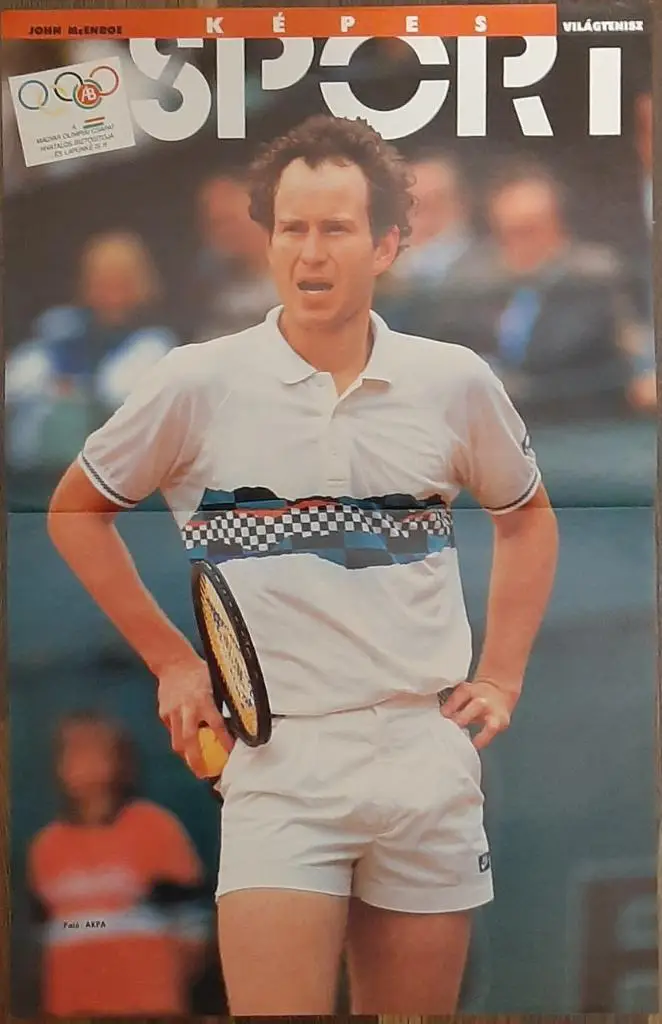 Джон Макинрой теннис постер Kepes sport