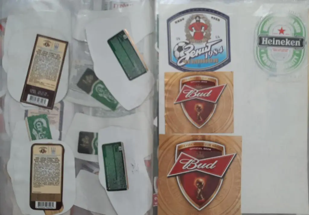 Колекція пивних етикеток Футбол 5