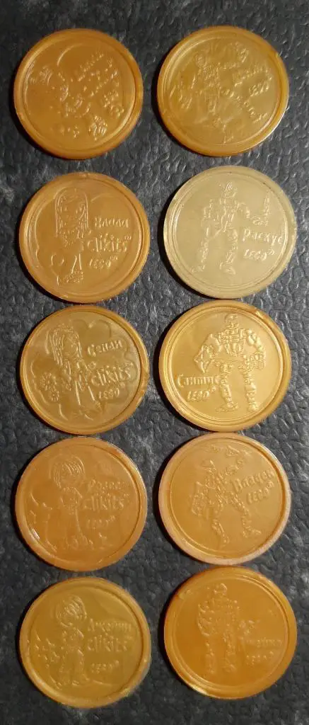 Фишки Живчик 10 шт. одним лотом. 1