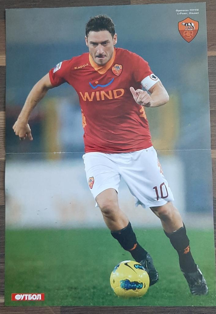 Постер из еж-ника Футбол Франческо Тотти , Икер Касильяс.