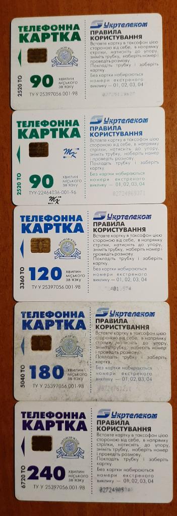 Телефонные карточки Magna акция 5 шт. 1