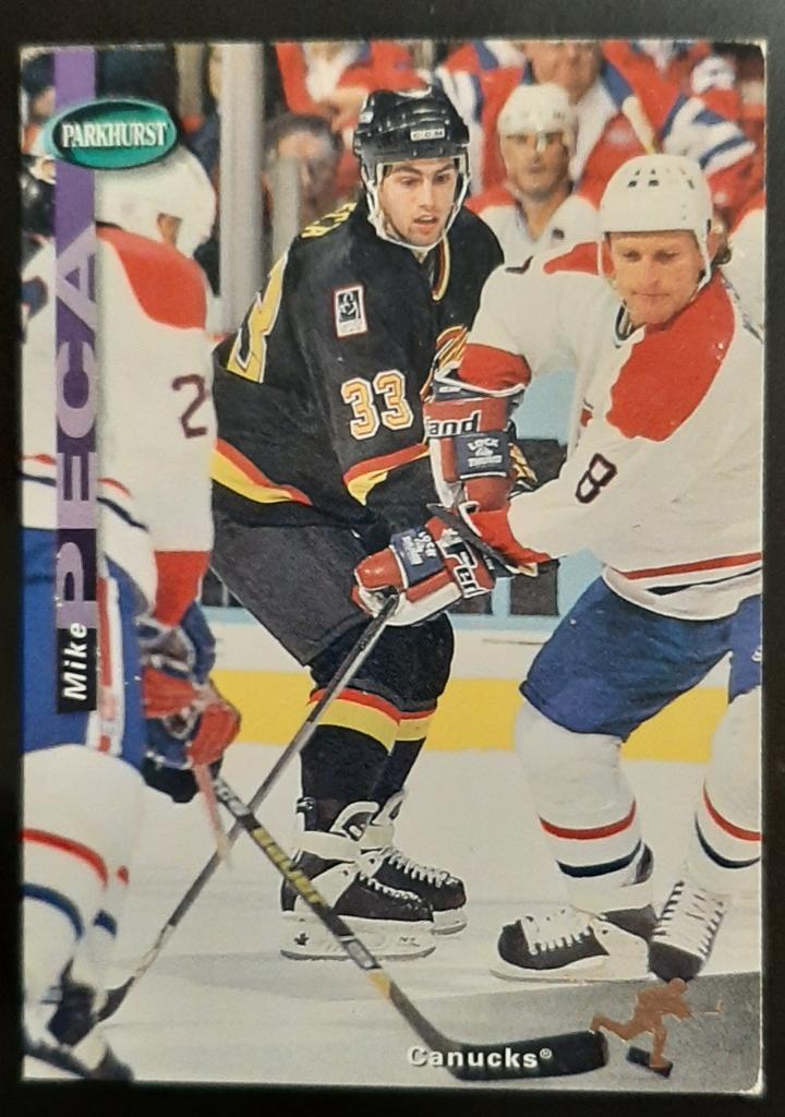 Хоккей НХЛ Майк Пека #245 Ванкувер Кэнакс