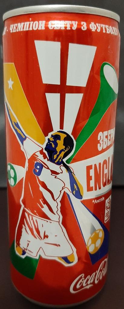 Баночка Coca - Cola Англия (к ЧМ - 2010)