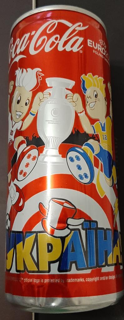 Баночка Coca - Cola Евро 2012 Украина