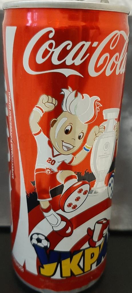 Баночка Coca - Cola Евро 2012 Украина 2
