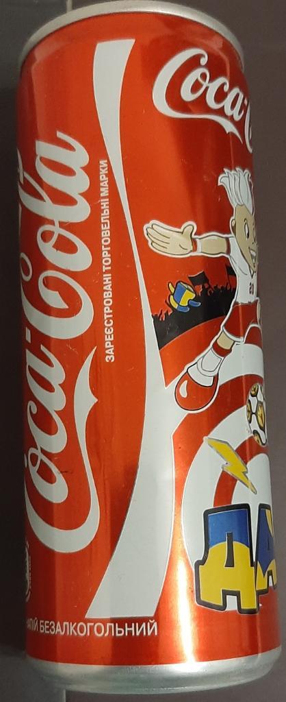 Баночка Coca- Cola Евро 2012 Давай 1