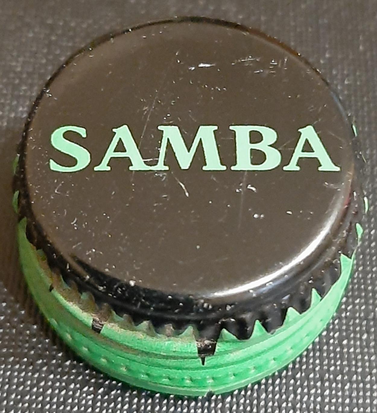 Крышка слабоалкогольного напитка Samba (тм Олимп)