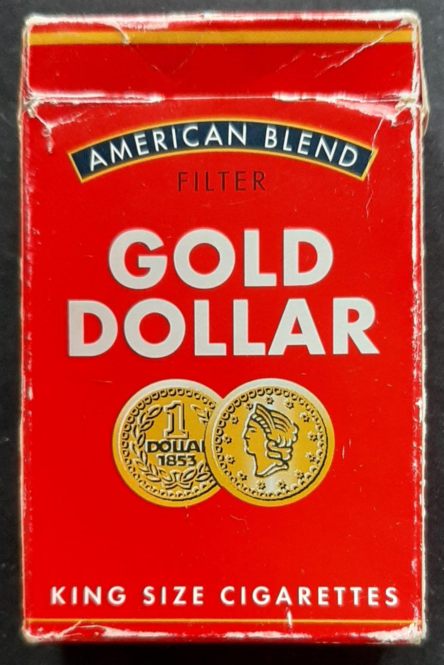 Пачка від сигарет Gold Dollar 1