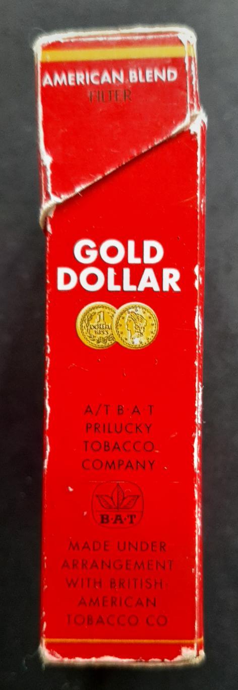 Пачка від сигарет Gold Dollar 3