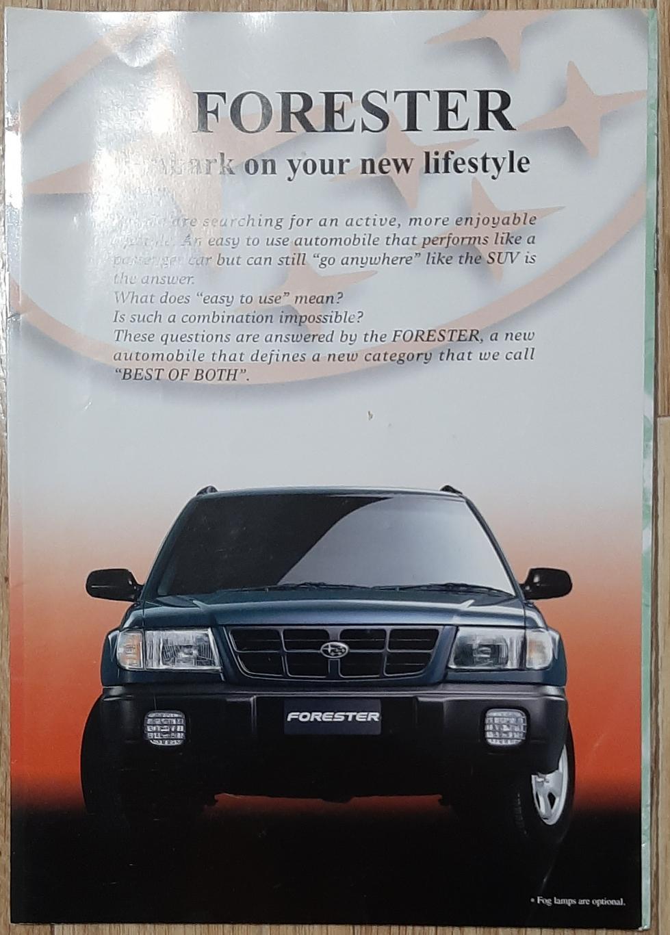 Рекламний буклет Subaru Forester