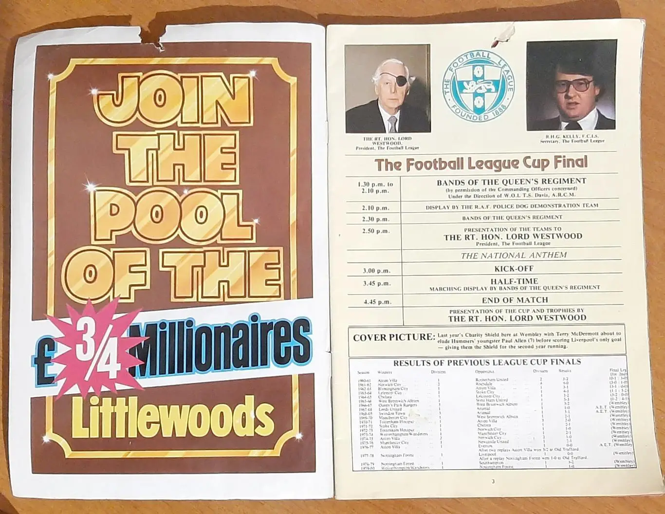 Liverpool - West Ham (14.03.1981)Фінал Кубка футбольної ліги 1