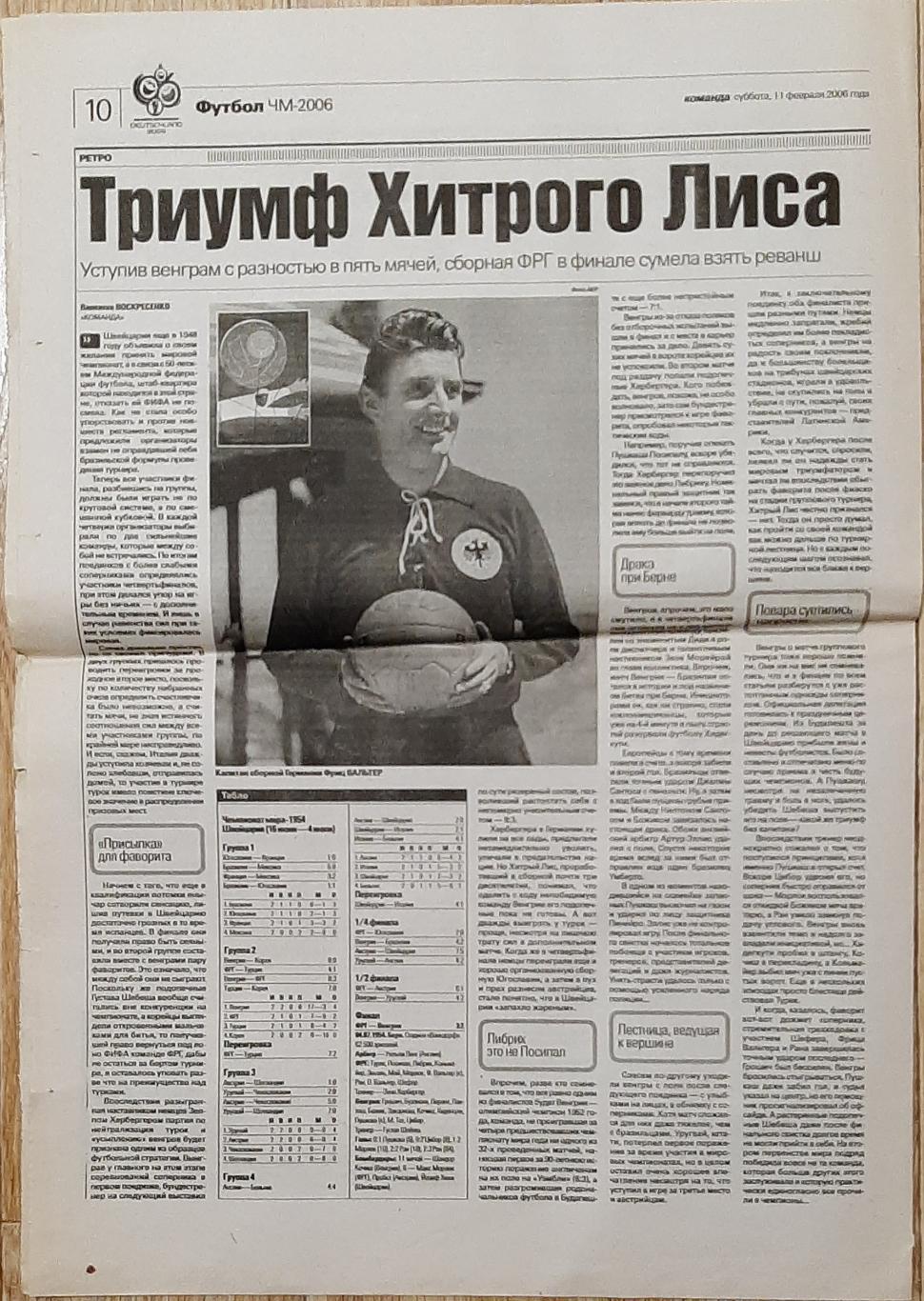Команда (11.02.2006)Сербія і Чорногорія до ЧС-2006; Історія ЧС - 1954 2