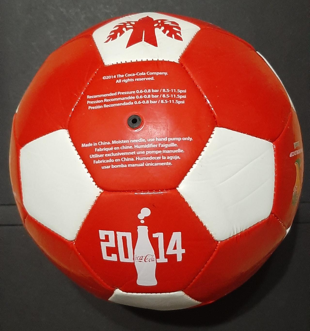 М'яч футбольний Coca -Cola Brazil 2014 1