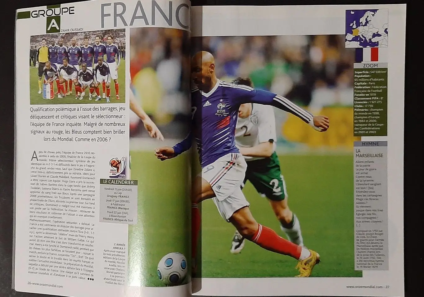 Onze/Онзе Чемпіонат світу 2010. Представлення команд . 1