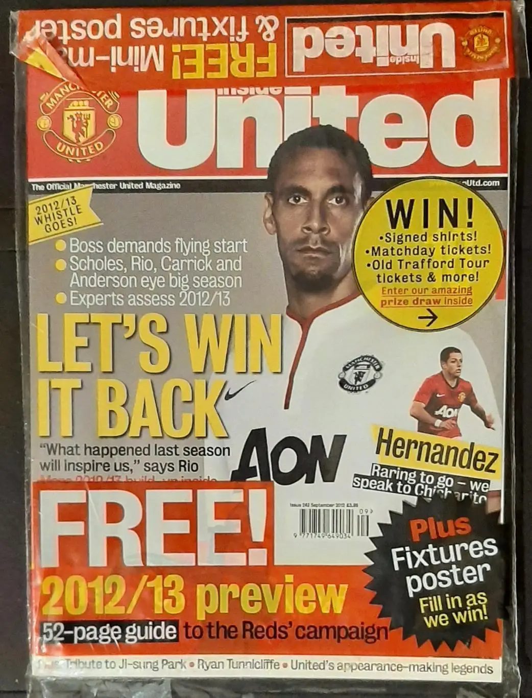 Manchester united/ Манчестер Юнайтед клубний журнал до сезону 2012/13