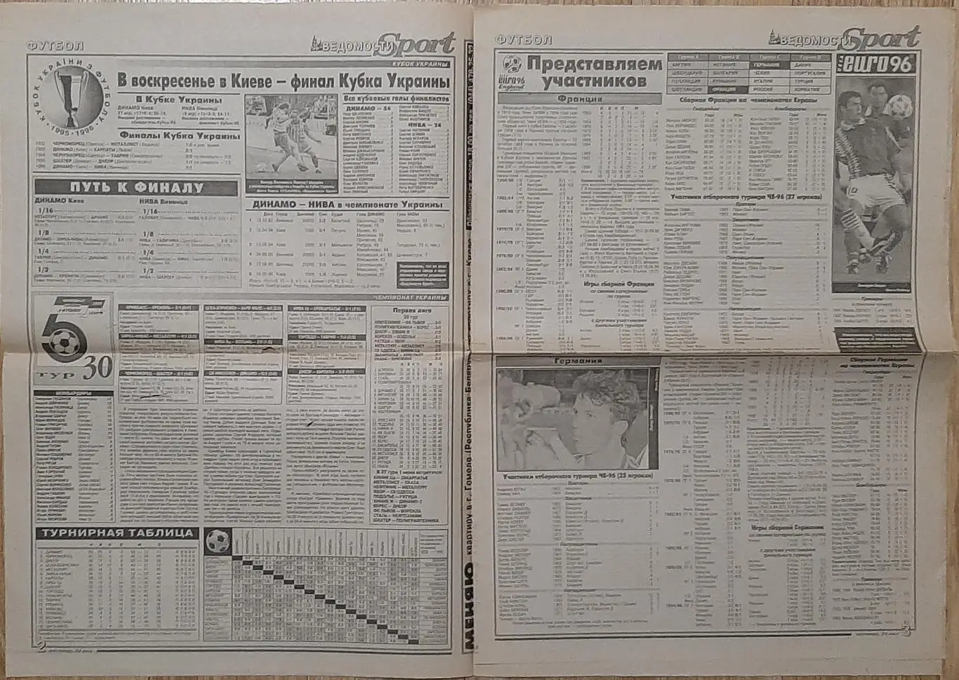 Ведомости Sport #40 (24.05.1996) 1