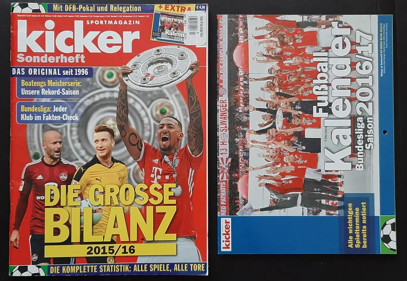 Kicker/Кікер Bundes Liga/Бундесліга +календар Підсумки сезону 2015/16 статистика 1