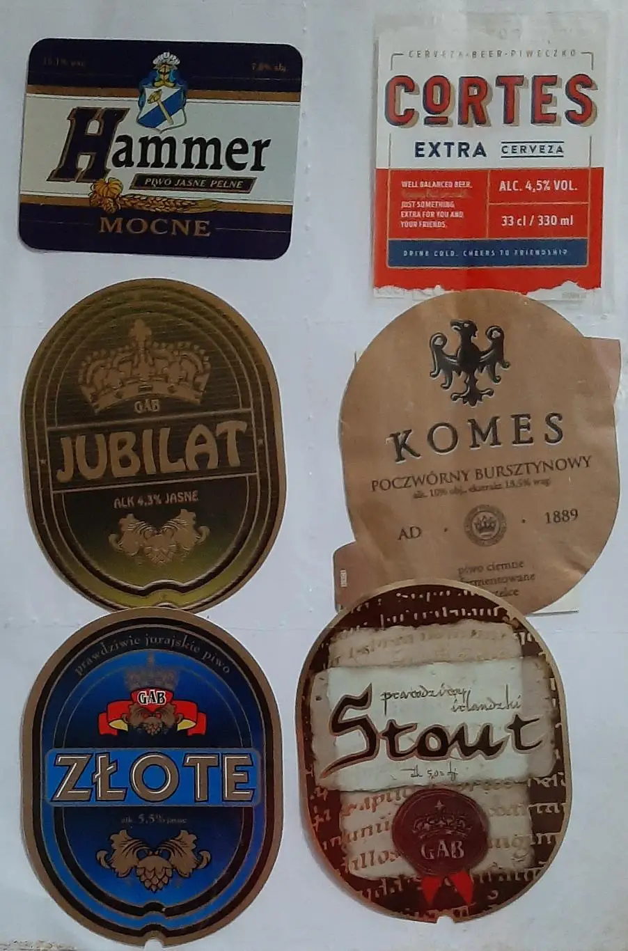 Колекція пивних етикеток Польща 288 шт. 2