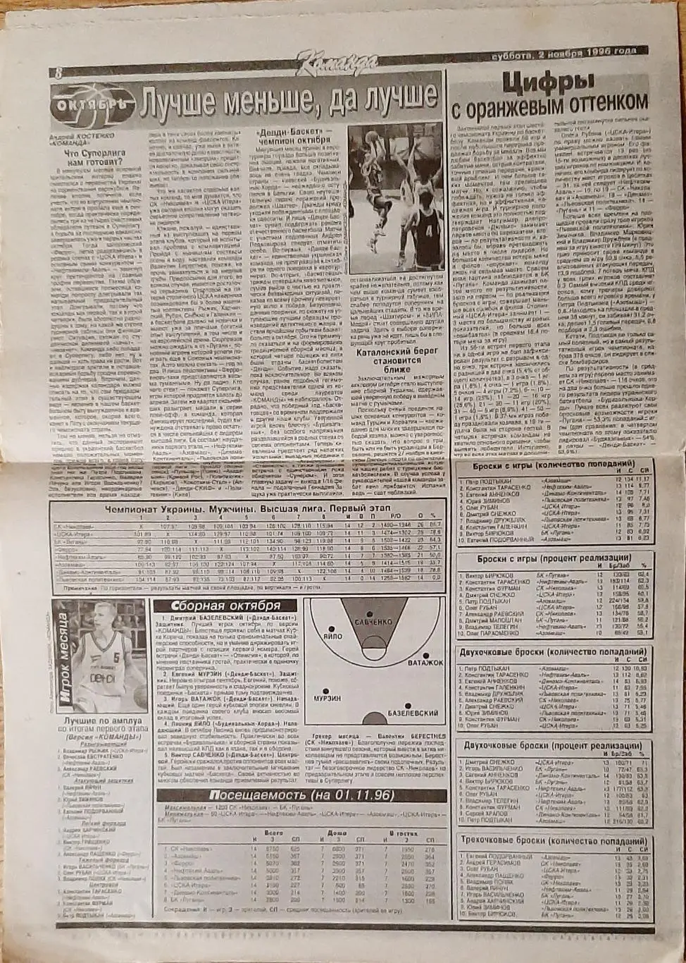 Команда #120 (02.11.1996) Інтерв'ю С.Бвлтача 4