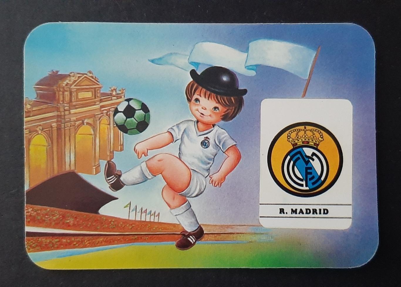 Календарик Реал Мадрид Іспанія 1988