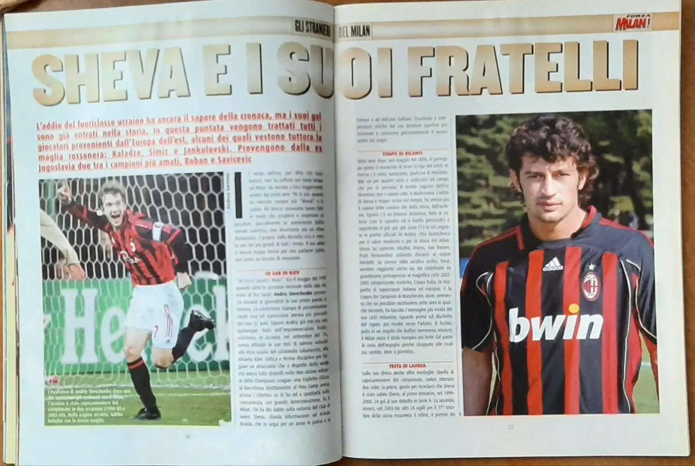 Клубний журнал Forza Milan / Мілан Італія #8 2006 6