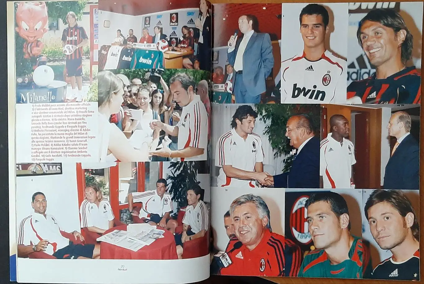 Клубний журнал Forza Milan / Мілан Італія #8 2006 2