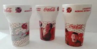 Бокали Coca cola Спілкуйся мовою футболу 3 шт.