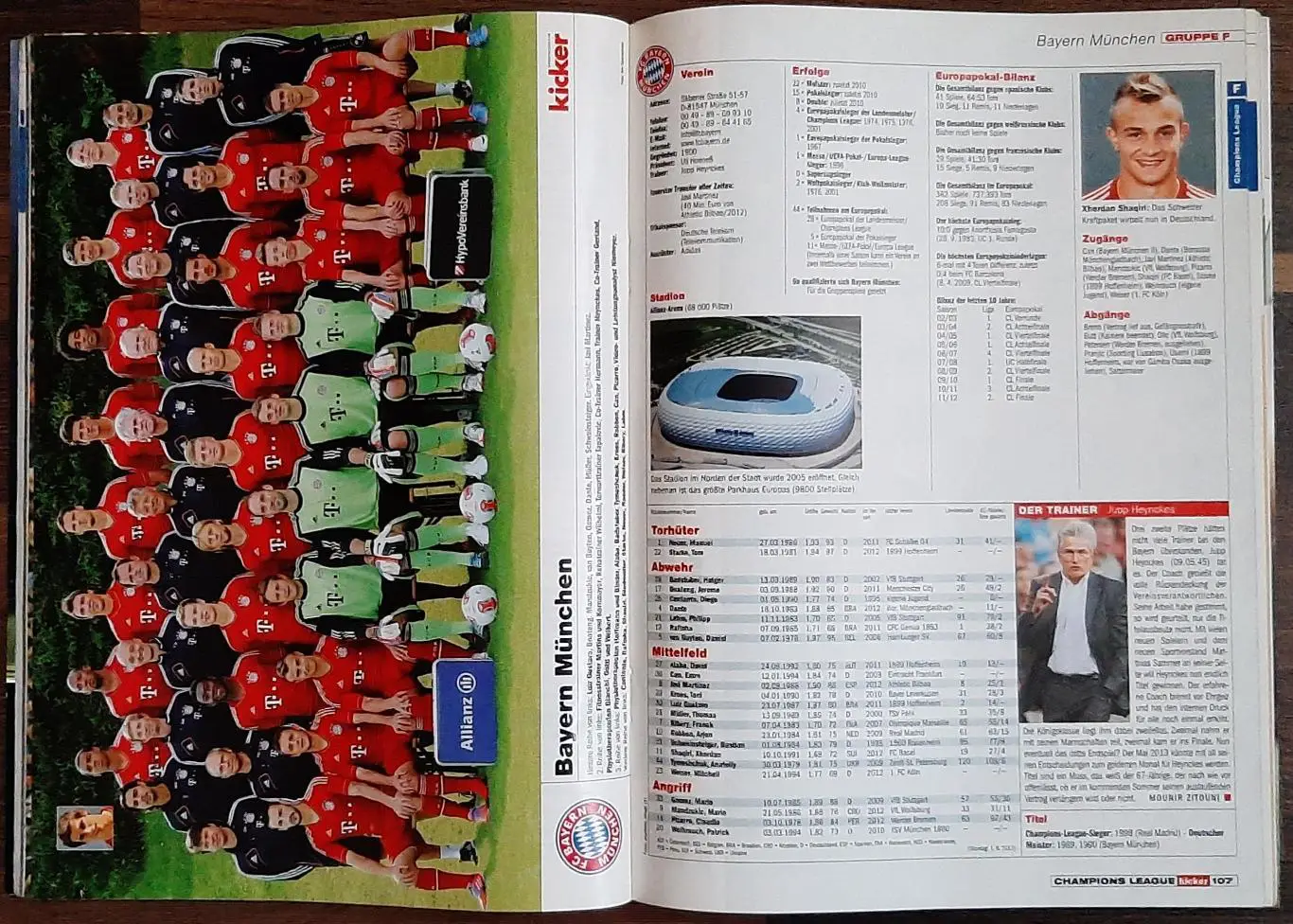 Kicker / Кікер 2012/13 Ліга Чемпіонів Постери всіх команд Динамо Київ, Шахтар Д. 7