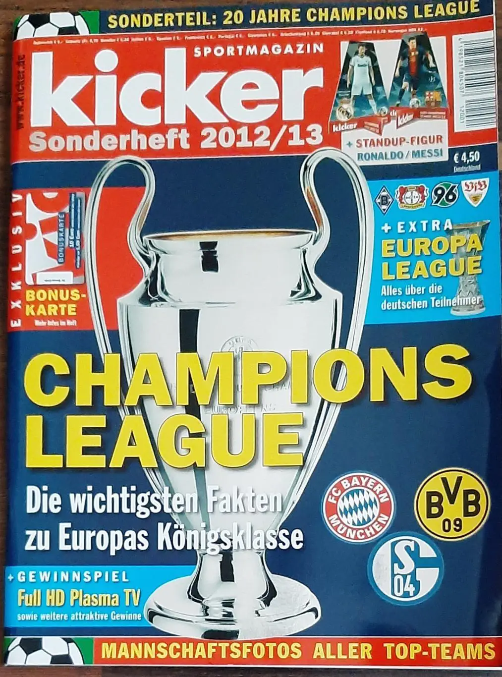 Kicker / Кікер 2012/13 Ліга Чемпіонів Постери всіх команд Динамо Київ, Шахтар Д.