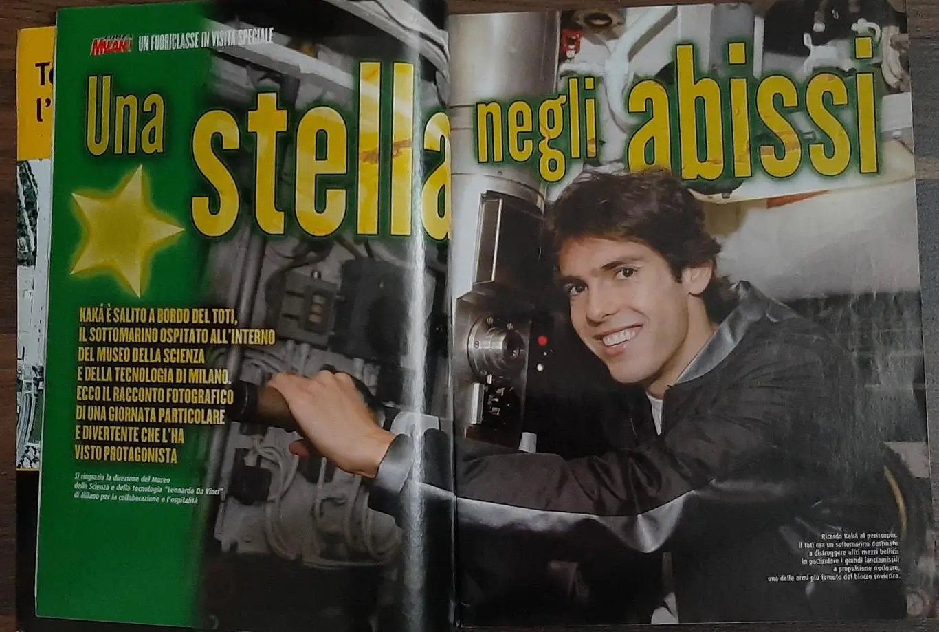 Клубний журнал Forza Milan/Мілан Італія #11 2006 Постер Рікарду Олівейра 1