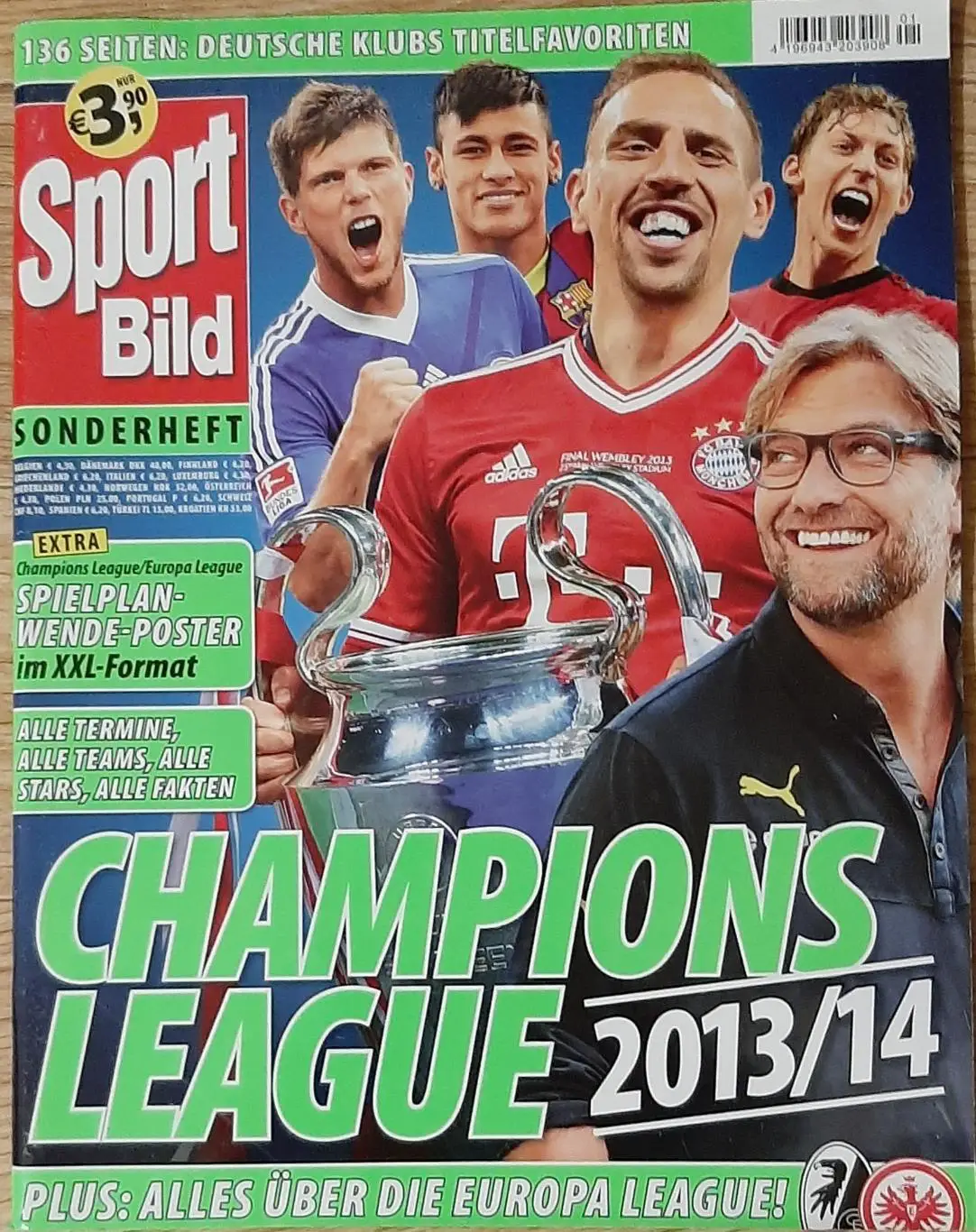 Sport Bild Ліга Чемпіонів 2013/14 Представлення команд + постер календар матчів