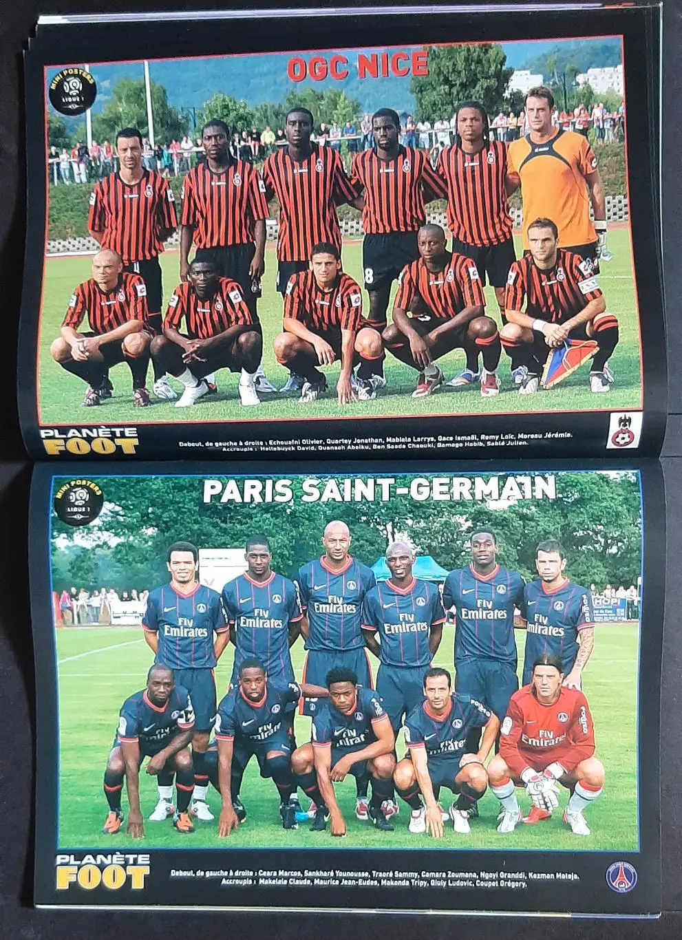 Planete foot (вересень 2009) Постери команд французької Ліги 1 6