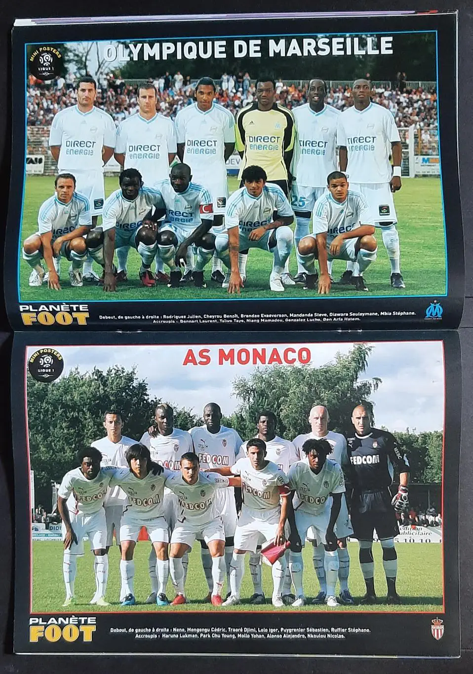 Planete foot (вересень 2009) Постери команд французької Ліги 1 5