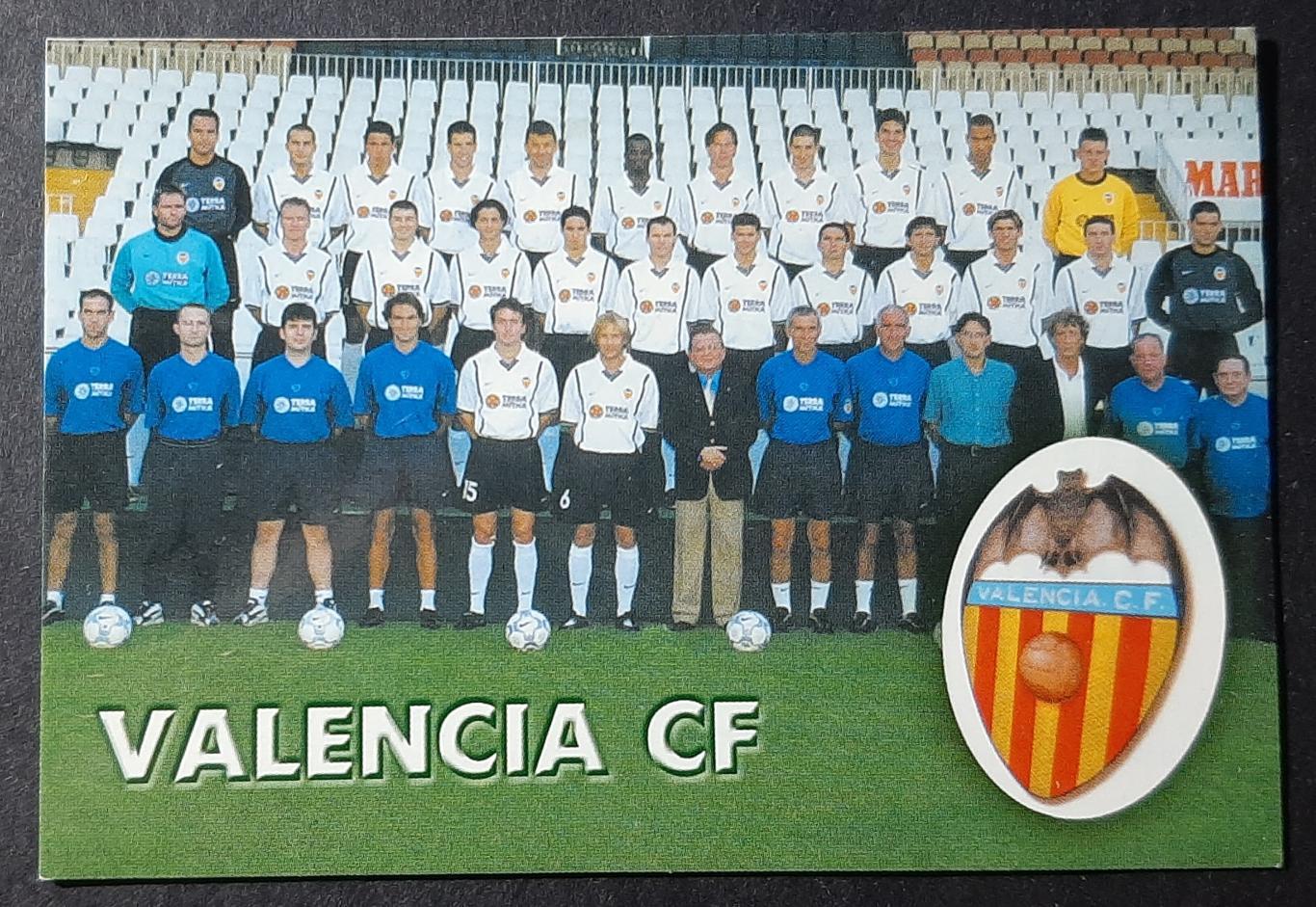 Календарик Валенсія Іспанія 2002