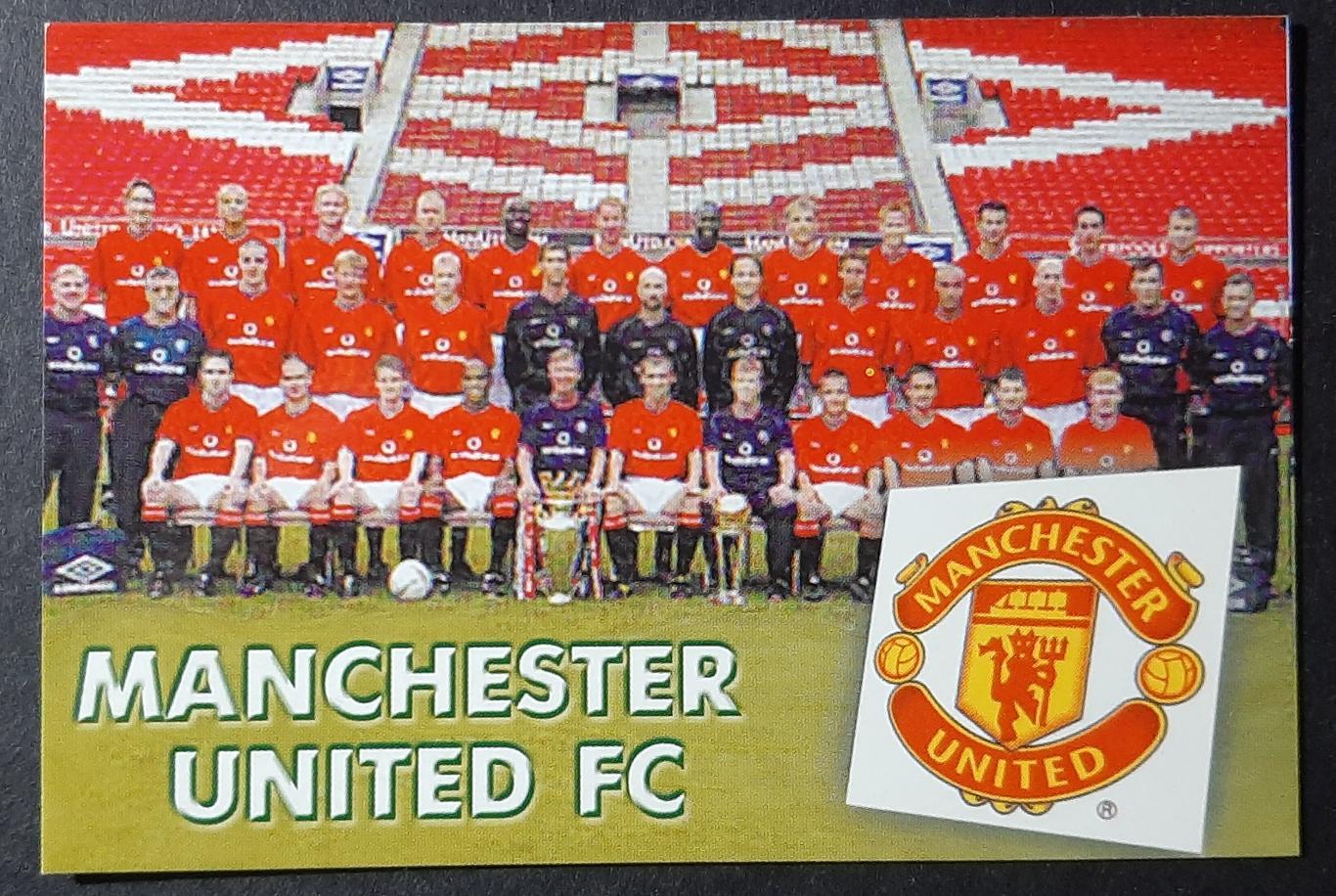Календарик Манчестер Юнайтед Англія 2002