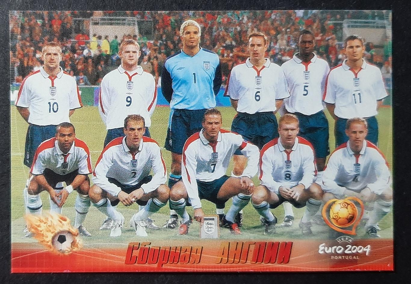 Календарик збірна Англії 2005