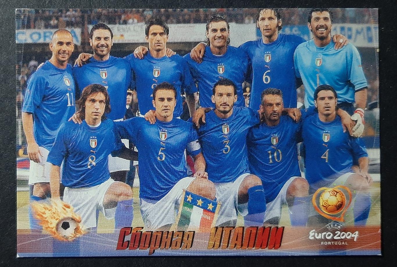 Календарик збірна Італії 2005