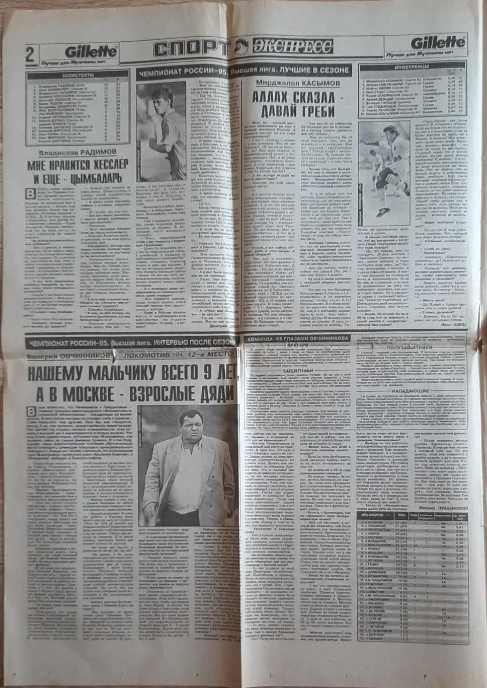 Спорт Экспресс #215 (21.11.1995) Не всі сторінки. Є з 1 по 8 стор. 1