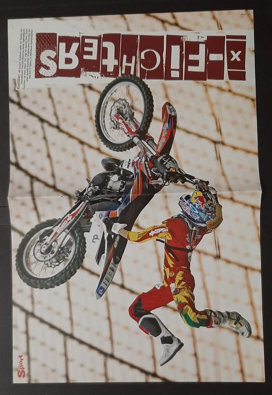 Постер двосторонній З.Ібрагімович/ мотофрістайл з журнала Bravo Sport 2012 1