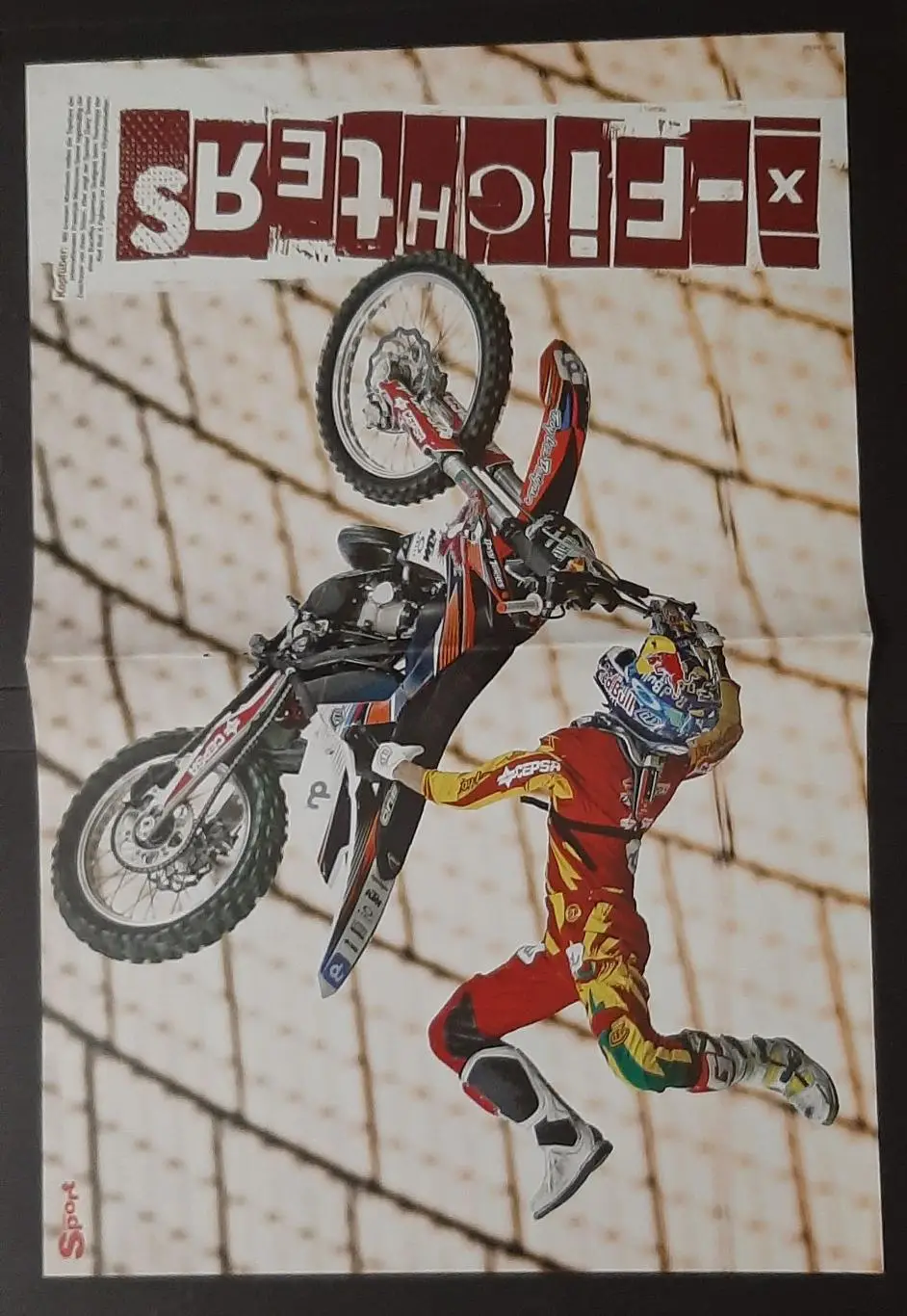 Постер двосторонній З.Ібрагімович/ мотофрістайл з журнала Bravo Sport 2012 1