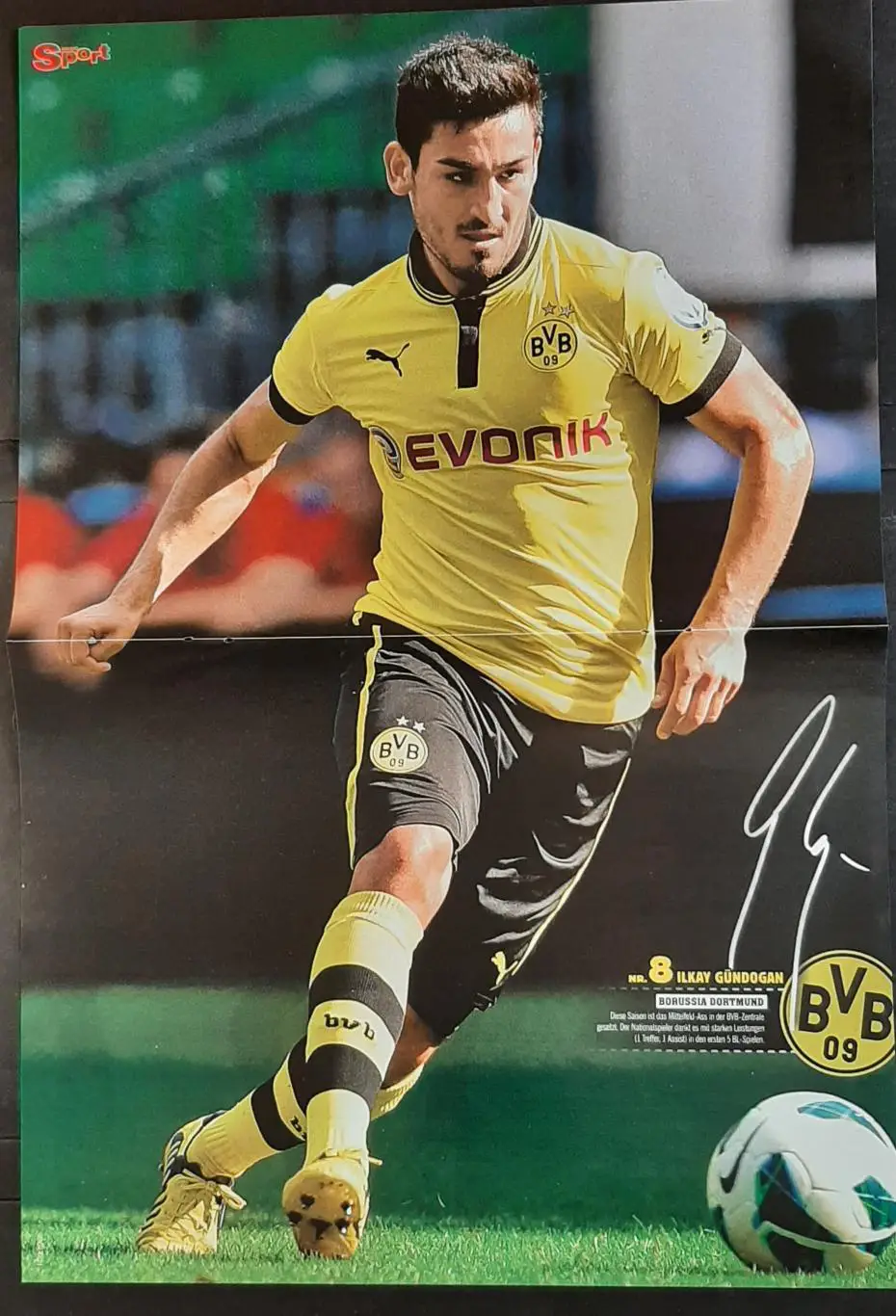 Постер двосторонній Гюндоган / Новіцкі (баскетбол) з журналу Bravo Sport 2012