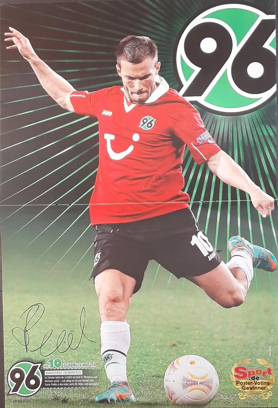 Постер двосторонній Мюллер / Хусті з журналу Bravo Sport 2012 1