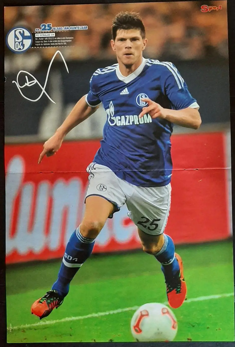 Постер двосторонній Нойер /Хунтелаар з журналу Bravo Sport 2012 1